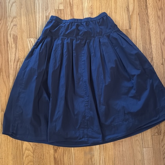 Alex Mill sz L Deep Blue A-Line Skirt 100% cotton great condition - Picture 5 of 5